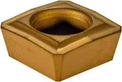 Walter - P2841 Grade WTP35 Carbide Indexable Drill Insert - TiCN/TiN Finish, Square, 1/4" Inscribed Circle - USA Tool & Supply