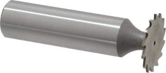 Whitney Tool Co. - 3/4" Diam x 1/32" Face Width, Cobalt, 14 Teeth, Shank Connection Woodruff Keyseat Cutter - Uncoated, 2-1/32" OAL x 1/2" Shank, Straight Teeth - USA Tool & Supply