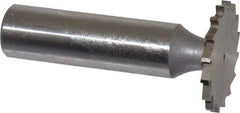 Whitney Tool Co. - 1" Diam x 5/64" Face Width, Cobalt, 16 Teeth, Shank Connection Woodruff Keyseat Cutter - Uncoated, 2-5/64" OAL x 1/2" Shank, Straight Teeth - USA Tool & Supply