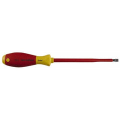 Wiha - 3/8" Blade Width x 12-1/2" OAL Standard Slotted Screwdriver - USA Tool & Supply