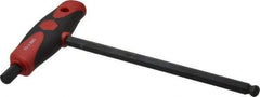 Wiha - 10mm Hex, T-Handle Cushion Grip, Hex Key - 200mm OAL, Metric System of Measurement - USA Tool & Supply