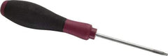 Wiha - T10 Torx Driver - 80mm Blade Length, 6-3/4" OAL - USA Tool & Supply
