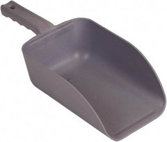 Remco - 82 oz Gray Polypropylene & Semi-Ferrous Additive Flat Bottom Scoop - 5.9" Wide x 3.3" Deep Bowl, 15.1" OAL - USA Tool & Supply