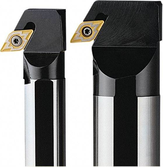 Seco - 45mm Min Bore Diam, 220mm OAL, 25mm Shank Diam, A-PDYN Indexable Boring Bar - 13mm Max Bore Depth, DNMU 1104.. Insert, Pin Holding Method - USA Tool & Supply