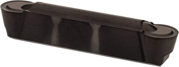 Kennametal - 0600R GMP Grade KCU10, 6mm Cutting Width Carbide Grooving Insert - 4.88mm Max Depth of Cut, Neutral, 3mm Corner Radius, AlTiN Finish - USA Tool & Supply
