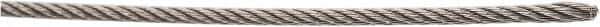 Value Collection - 1' Long, 1/16" Diam, Aircraft Cable - 360 Lb Breaking Strength, Material Grade 316, 7 x 7 Strand Core - USA Tool & Supply