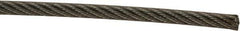 Loos & Co. - 1/8" x 3/32" Diam, Aircraft Cable - 920 Lb Breaking Strength, Material Grade Carbon Steel, 7 x 7 Strand Core, Nylon Coating - USA Tool & Supply