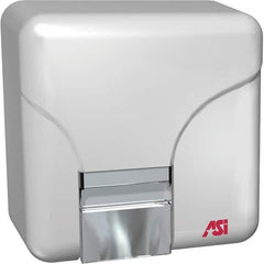 ASI-American Specialties, Inc. - 1800 Watt White Finish Electric Hand Dryer - 110/120 Volts, 15 Amps, 9-7/16" Wide x 9-41/64" High x 6-3/8" Deep - USA Tool & Supply