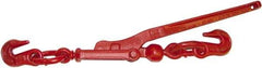 CM - 7,100 Lbs. Load Limit Lever Loadbinder - 3/8 Inch Max Chain Size, 4-1/2 Inch Take Up, Chain Grade 80 - USA Tool & Supply