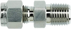 Brennan - 3/4" OD, Stainless Steel Male Connector - NPT Ends - USA Tool & Supply