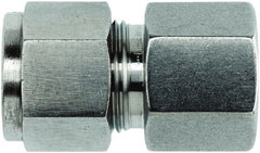 Brennan - 3/8" Tube OD x 1/8 NPT Stainless Steel Compression Tube Female Connector - USA Tool & Supply