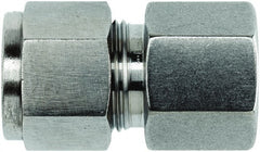 Brennan - 1/8" Tube OD x 1/4 NPT Stainless Steel Compression Tube Female Connector - USA Tool & Supply