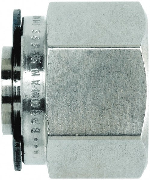 Brennan - 5/8" Tube OD x 5/8 Thread Stainless Steel Compression Tube Plug - USA Tool & Supply