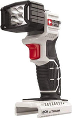 Porter-Cable - 20 Volts, 120 Lumens, Cordless Work Light - White, 8 hr Run Time - USA Tool & Supply