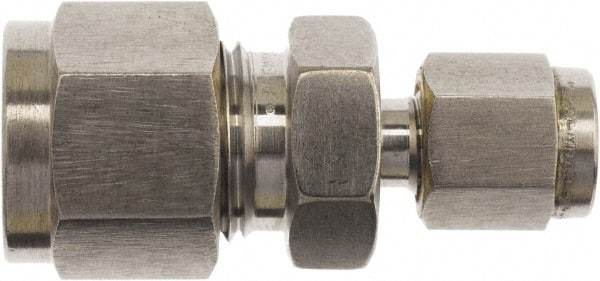 Brennan - 3/4 x 1/2" OD, Stainless Steel Union - Comp x Comp Ends - USA Tool & Supply
