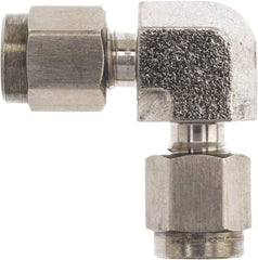 Brennan - 5/8" OD, Stainless Steel Union Elbow - Comp x Comp Ends - USA Tool & Supply