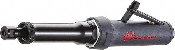 Ingersoll-Rand - 1/4" Collet, Straight Handle, Air Extended Length Die Grinder - 20,000 RPM, Rear Exhaust, 17 CFM, 1 hp, 90 psi - USA Tool & Supply