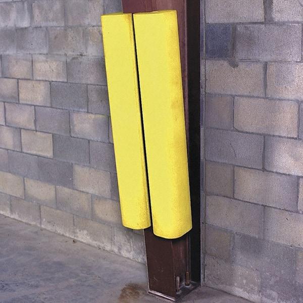 UltraTech - 42" Long, Polyethylene Corner Protector - Yellow - USA Tool & Supply