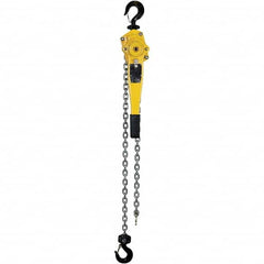 OZ Lifting Products - 3,000 Lb Capacity, 20' Lift Height, Chain Lever Hoist with Overload Protection - USA Tool & Supply