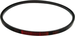 Bando - Section A, 1/2" Wide, 146" Outside Length, V-Belt - Black, Power King, No. A144 - USA Tool & Supply