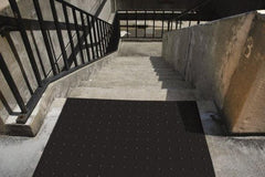 UltraTech - 4 Ft. Long x 2 Ft. Wide, Urethane Surface, Molded Bubble Entrance Matting - Outdoor, Heavy Traffic, Urethane, Black - USA Tool & Supply