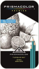 Prismacolor - 2B, 3B, 4B, 5B, 6B, 7B, 8B, 9B, B, F, H, HB Graphite Pencil - Graphite - USA Tool & Supply
