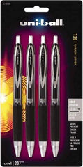 Prismacolor - 1mm Retractable Pen - Black - USA Tool & Supply