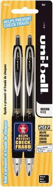 Prismacolor - 0.5mm Retractable Pen - Black - USA Tool & Supply