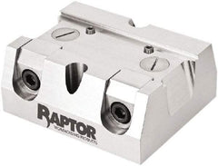 Raptor Workholding - 2-1/4" Jaw Width, 10" High x 8" Long x 10" Wide Dovetail Vise - For Use with 4 & 5 Axis Workholding Systems - USA Tool & Supply