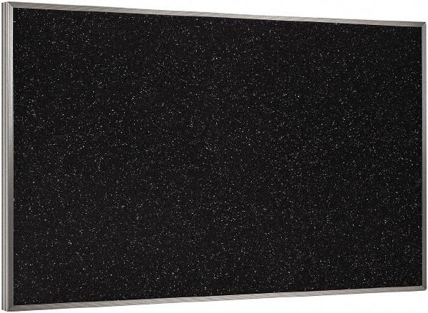 Ghent - 46-1/2" Wide x 36" High Open Cork Bulletin Board - Rubber, Confetti (Color) - USA Tool & Supply