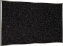 Ghent - 46-1/2" Wide x 36" High Open Cork Bulletin Board - Rubber, Confetti (Color) - USA Tool & Supply