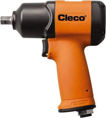 Cleco - 1/4" Drive, 13,000 RPM, 50 Ft/Lb Torque Impact Wrench - Pistol Grip Handle, 1,200 IPM, 31.9 CFM, 90 psi, 1/4" NPT Inlet - USA Tool & Supply