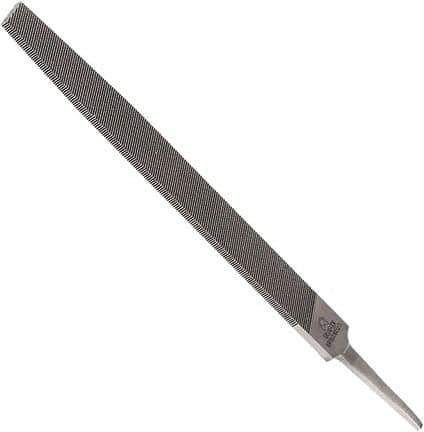 Anglo American - 14" Long, Second Cut, Flat American-Pattern File - Double Cut, 0.3" Overall Thickness, Tang - USA Tool & Supply