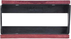 Irwin - 3" Wide x 3.8" High x 1.1" Thick, Flat/No Step Vise Jaw - Fixed Jaw, Compatible with Record Bench Vises - USA Tool & Supply