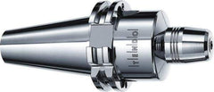 Schunk - CAT40 Taper Shank, 3/4" Hole Diam, Hydraulic Tool Holder/Chuck - 42mm Nose Diam, 101.6mm Projection, 41.5mm Clamp Depth, 25,000 RPM, Through Coolant - Exact Industrial Supply