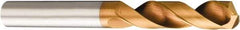 Sandvik Coromant - 8.5mm 140° Solid Carbide Jobber Drill - TiAlN Finish, Right Hand Cut, Cylindrical Shank, 89mm OAL - USA Tool & Supply