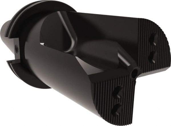 Allied Machine and Engineering - 3-1/2" Max Drill Depth, 1xD, 3.2" Diam, Indexable Insert Drill - 3 Inserts, CAT50 Taper Shank - USA Tool & Supply