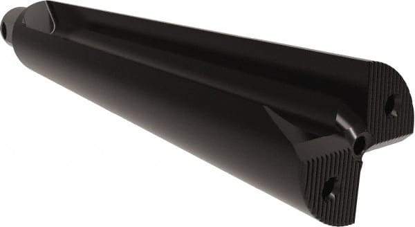 Allied Machine and Engineering - 298mm Max Drill Depth, 4.5xD, 2.4" Diam, Indexable Insert Drill - 4 Inserts, 40mm Shank Diam, Straight Shank - USA Tool & Supply