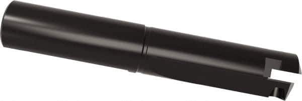 Allied Machine and Engineering - Series B, 1-1/4 to 1-3/4" Diam, 1-1/2" Diam Straight Shank, Straight Flute Spade Drill - 3-1/2" Max Depth, 4-3/32" Body Length, 7" OAL, Short Length, Through Coolant - USA Tool & Supply