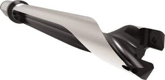 Allied Machine and Engineering - Series 24, 24 to 25.99mm Diam, 25mm Diam Straight Shank with Flange, Straight Flute Spade Drill - 181.9mm Max Depth, 217.8mm Body Length, 273.8mm OAL, Standard Length, Through Coolant - USA Tool & Supply