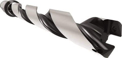 Allied Machine and Engineering - Series 29, 29 to 31.99mm Diam, 32mm Diam Straight Shank with Flange, Helical Flute Spade Drill - 223.9mm Max Depth, 264.1mm Body Length, 324.1mm OAL, Standard Length, Through Coolant - USA Tool & Supply