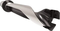 Allied Machine and Engineering - Series 32, 32 to 35mm Diam, 40mm Diam Straight Shank with Flange, Straight Flute Spade Drill - 175mm Max Depth, 227.7mm Body Length, 297.7mm OAL, Standard Length, Through Coolant - USA Tool & Supply