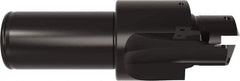 Allied Machine and Engineering - ISO 11926-1, MS 16142, SAE J1926-1 Standard, 1-3/16-12, 14 Tube Dash Number, 15° Porting Angle, 1.102" Pilot Diam, 1-1/4" Shank Diam, Indexable Spade Blade Insert Porting Tool - 2 Porting Inserts, 5.171" Overall Length - USA Tool & Supply