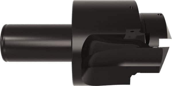 Allied Machine and Engineering - AND10050, MS 33649, SAE AS5202 Standard, 2-1/2-12, 32 Tube Dash Number, 60° Porting Angle, 2.524" Pilot Diam, 1-1/2" Shank Diam, Indexable Spade Blade Insert Porting Tool - 2 Porting Inserts, 6-3/8" Overall Length - USA Tool & Supply