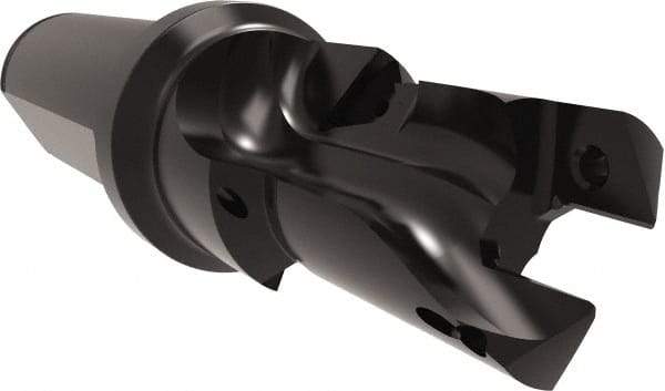 Allied Machine and Engineering - 20 to 22mm Diam, Straight Shank, 25.4mm Body Shank Diam, Combo Chamfer and Countersink Drill - TCMT 110204 Insert, 115.49mm OAL - USA Tool & Supply