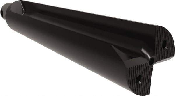 Allied Machine and Engineering - 280mm Max Drill Depth, 4.5xD, 2.2" Diam, Indexable Insert Drill - 4 Inserts, 40mm Shank Diam, Straight Shank - USA Tool & Supply