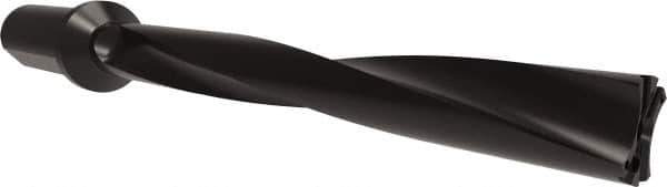 Allied Machine and Engineering - Series APX 38, 8xD, 2" Shank Diam, Drill Body - 16.3906" Drill Body Length to Flange, W3808H Toolholder, 20.8906" OAL, 16.3906" Drill Body Length, Weldon Flat Shank, Through Coolant - USA Tool & Supply