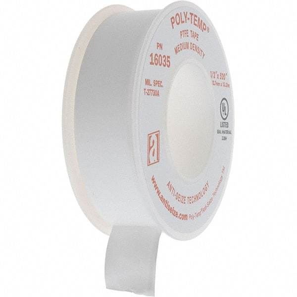 Value Collection - 1" Wide x 520" Long General Purpose Pipe Repair Tape - -400 to 550°F, White - USA Tool & Supply