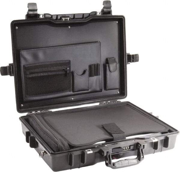 Pelican Products, Inc. - 17-1/4" Wide x 4-7/8" High, Laptop/Tablet Case - Black, Polypropylene - USA Tool & Supply