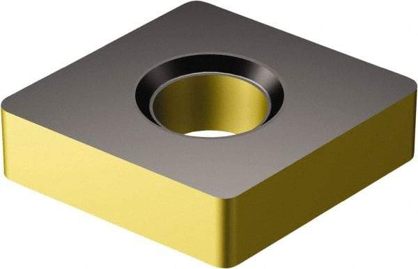 Sandvik Coromant - CNMA544 KR Grade 3210 Carbide Turning Insert - TiCN/Al2O3/TiN Finish, 80° Diamond, 5/8" Inscr Circle, 1/4" Thick, 1/16" Corner Radius - USA Tool & Supply